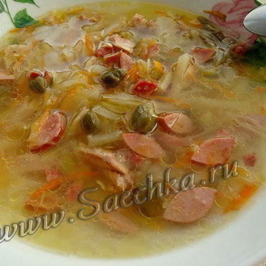 Рецепт мясной солянки