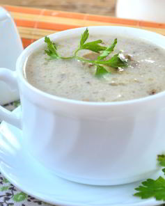 Суп с грибами