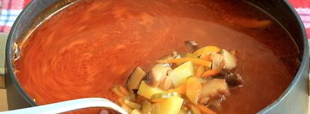 постная солянка с грибами. Шаг 12