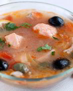 Рыбная солянка из форели