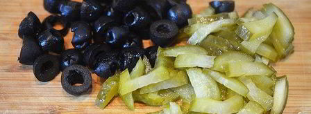 рыбная солянка с грибами и креветками. Шаг 5