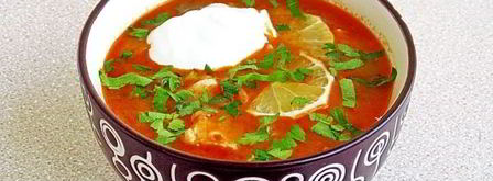 рыбная солянка трактирная. Шаг 16