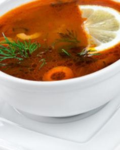 Рыбная солянка