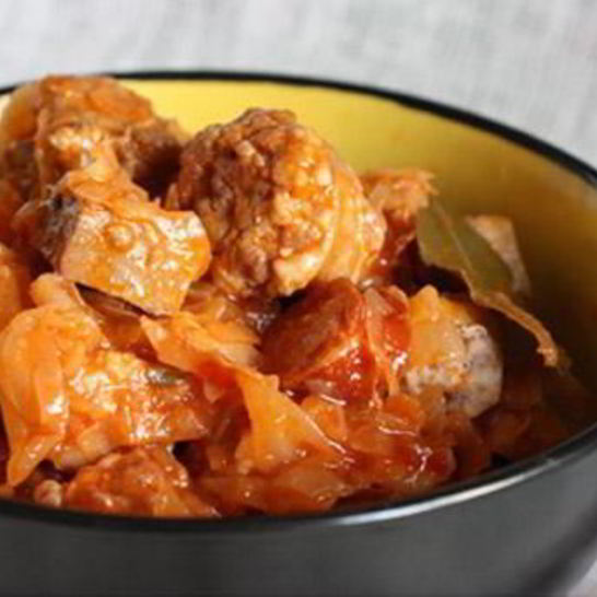 Рецепт солянки иза капуст