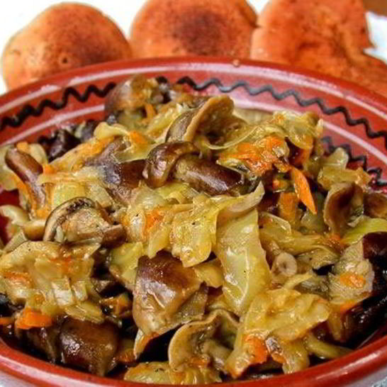 Рецепт солянки из опят с капустой