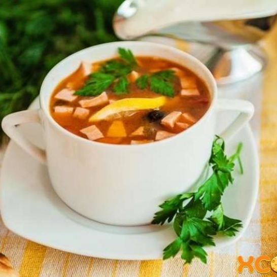 Рецепт солянки из свинины