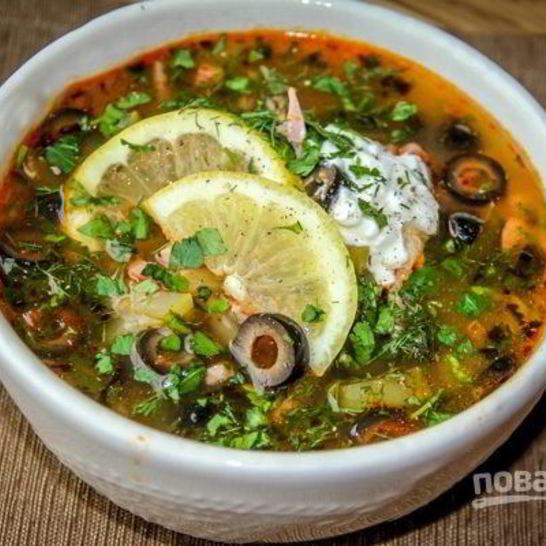 Рецепт солянки минутка