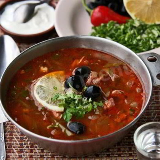 Солянка мясная по-старорусски