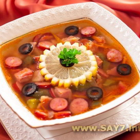 Рецепт солянки мясной