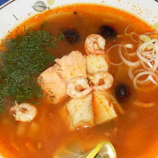 Рецепт солянки рыбной сборной