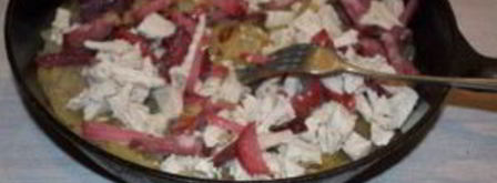 солянка с курицей и колбасой. Шаг 7