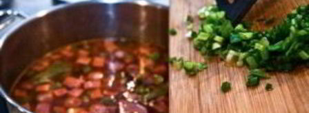 солянка с маслинами и колбасой. Шаг 9