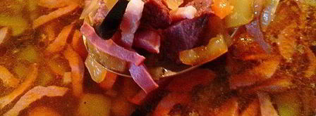 солянка с печеным перцем. Шаг 5