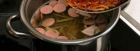 солянка сборная мясная с ветчиной. Шаг 2