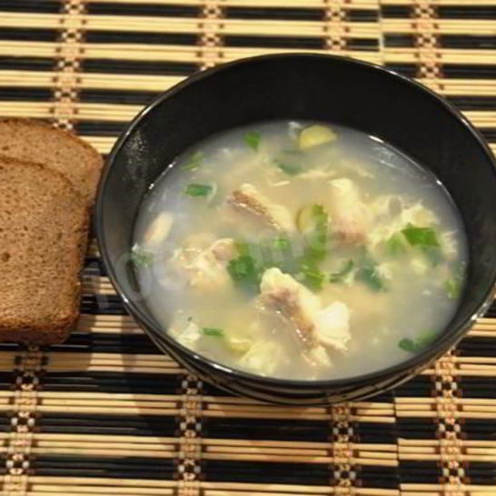 Рецепт супа солянка рыбная из морской капусты с яйцом