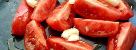 суп из баклажана с запеченными томатами. Шаг 2