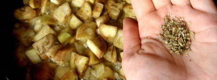 суп из баклажана с запеченными томатами. Шаг 4