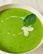 Суп из молодого горошка