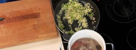 суп из морского окуня с тертым картофелем. Шаг 2