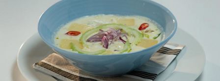 суп из морского окуня с тертым картофелем. Шаг 4