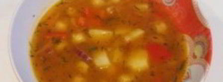 суп из нута вегетарианский. Шаг 8