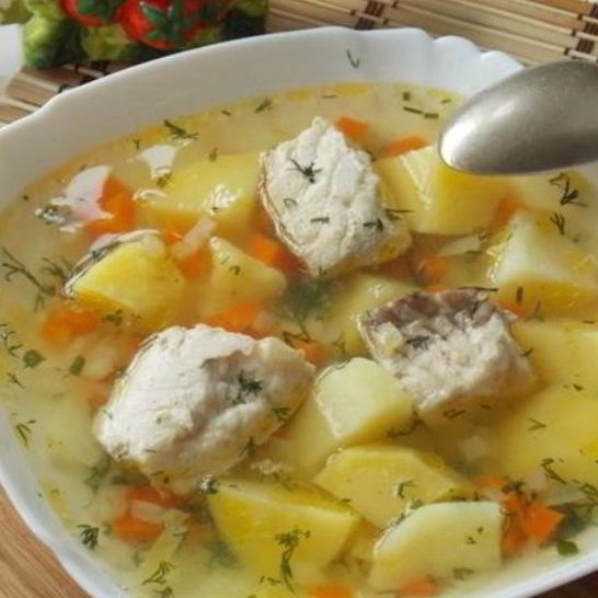 Рецепт супа из осетрины с картофелем