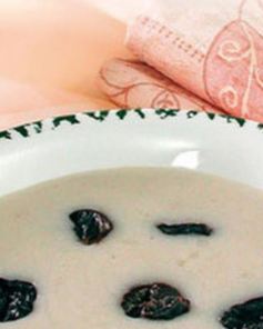 Суп из овсяной крупы с черносливом