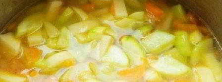 суп из цветной капусты и кабачков. Шаг 2