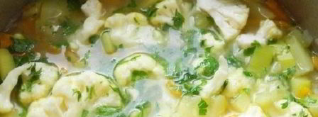 суп из цветной капусты и кабачков. Шаг 3