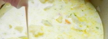 суп из цветной капусты и кабачков. Шаг 4