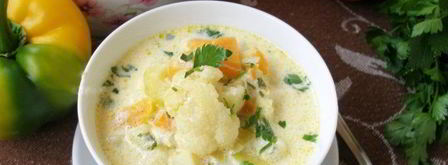 суп из цветной капусты и кабачков. Шаг 5