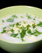 Суп из цветной капусты с курицей