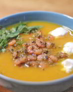 Суп из тыквы с имбирем