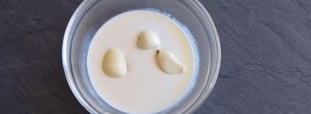 чешский чесночный суп-пюре в хлебе. Шаг 8