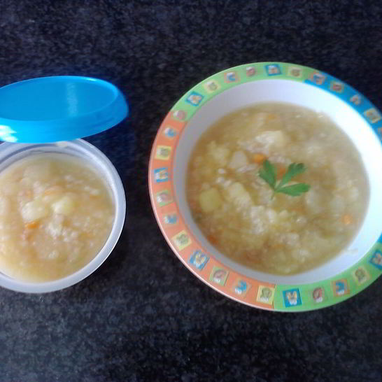 Рецепт детского супа-пюре с мясом