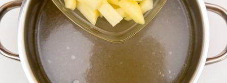 гороховый суп-пюре с копчеными ребрышками. Шаг 7