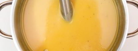 гороховый суп-пюре с копчеными ребрышками. Шаг 11