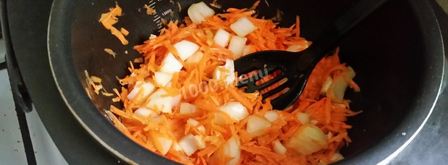 гороховый суп пюре в мультиварке с базиликом и без мяса. Шаг 2