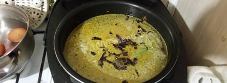 гороховый суп пюре в мультиварке с базиликом и без мяса. Шаг 3