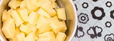 картофельный суп-пюре с чесноком и сливками. Шаг 5