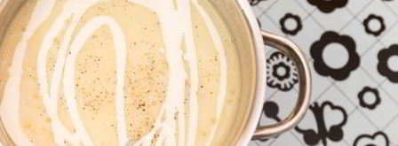 картофельный суп-пюре с чесноком и сливками. Шаг 10