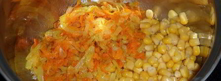 кукурузный суп-пюре с тунцом. Шаг 4