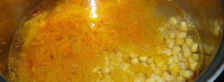 кукурузный суп-пюре с тунцом. Шаг 5