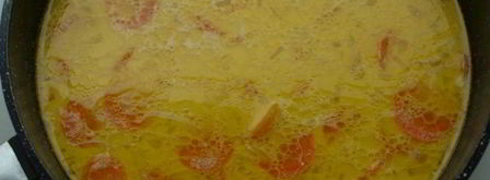 морковно-ананасовый суп-пюре с карри. Шаг 5