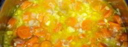 морковный суп-пюре со сливками. Шаг 5