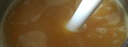 овощной суп-пюре с плавленым сыром. Шаг 4