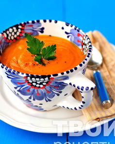 Постный морковно-картофельный суп-пюре