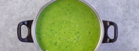 постный суп-пюре из зеленого горошка. Шаг 12