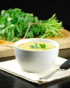 Простой суп-пюре из цветной капусты