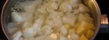 простой суп-пюре из цветной капусты. Шаг 2